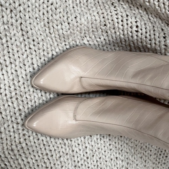 Seychelles Cream Heeled Boots Knee-High - Picture 2 of 4